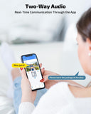 OHWOAI 《2-Way Audio & IP65 Waterproof》Wireless Outdoor PTZ Security Camera, Home WiFi Video Surveillance Cameras