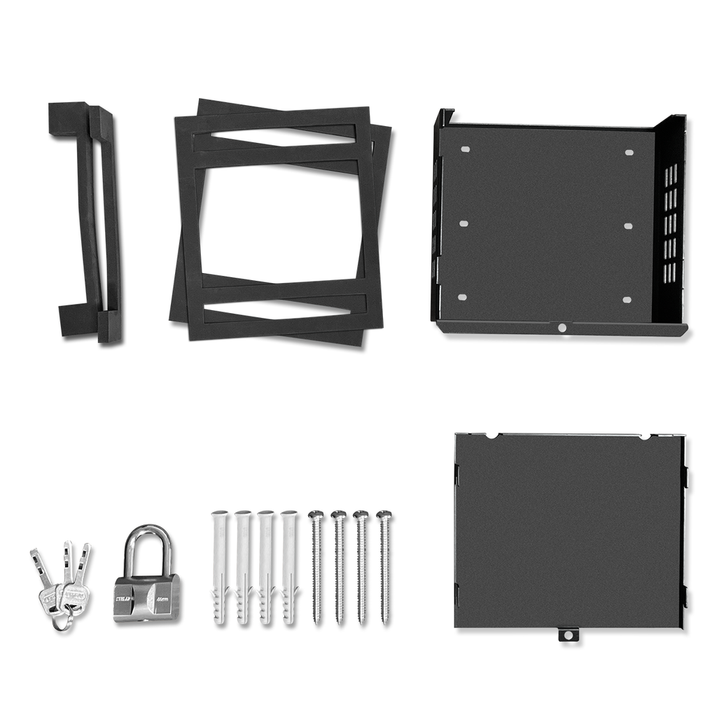 NVR/DVR Lock Box,Heavy Duty Steel 9.13