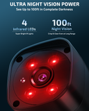 《2-Way Audio & 130°Wide Angle Lens》Wireless Security Camera System Outdoor, WiFi Cameras for Home Video Surveillance Systems (Enjoy $20 Off Instantly)