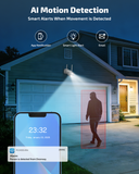 《130°Wide Angle & Two-Way Audio》Wireless Security Camera System Outdoor, WiFi Cameras for Home Security,Video Surveillance Systems（ Enjoy $20 Off Instantly）