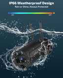 OHWOAI 《4K Ultra HD》Outdoor Wireless Expansion Camera for Security Systems, Home WiFi Video IP Surveillance Cameras