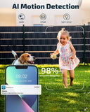 OHWOAI 2.4G/5G Wireless Outdoor Security Camera with Color Night Vision, Motion Detection, Remote Viewing WiFi Cameras, Dual Band WiFi & IP65 Waterproof