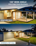 OHWOAI 5MP Add-on Camera for Wireless Security Camera System Outdoor, Wireless Cameras with Dual Antennas, Compatible with NVR, Cannot Be Used Independently