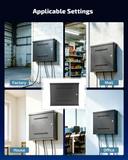 Heavy Duty Lockable Enclosure Box for Security Wiring, Universal Steel Shell for DVR/NVR, CCTV Cable and Electrical Project