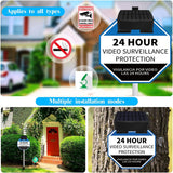 Solar Powerd Deck LED Solar Light Clip-On Yard Security Sign Spotlight Outdoor (Large Capacity Battery, Max14 Hours Working)