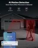 《130° Wide Angle & 4K Ultra HD》 Security Cameras Wireless Outdoor, Home WiFi Video Security System, Wireless IP Camera Surveillance DVR Kits
