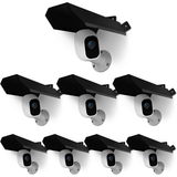 Universal Sun Rain Shade Camera Cover Shield, Protective Roof for Outdoor/Indoor Security Cameras, Metal Case for Dome/Bullet Cams