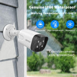 Load image into Gallery viewer, OHWOAI POE Security Camera Outdoor, Ethernet Outdoor IP Camera, Wired Surveillance Video Camera, 4K POE Bullet Camera, Home IP 8MP Camera, Work POE Camera System