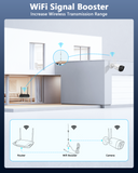 7dBi 2.4G/5G WiFi Antenna RP-SMA Female for Wireless Security Camera System, Support 2.4GHz 5GHz 5.8GHz WiFi Signal Extender,RP-SMA Male Cameras Compatibility,Magnetic Mount Base No-Drill Installation