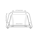 Universal Dome Security Camera Junction Box Mount Bracket,Outdoor Metal Waterproof Junction Box,Wall Ceiling Mount Hide Cable Junction Base Boxes