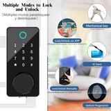 Smart Lock Keyless Entry Fingerprint Home Door, Touchscreen Keypad with APP Control, Phone, Passcode Bluetooth Door Lock for Hotel Apartment