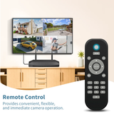 OHWOAI 3.0MP Wireless Security Camera Extend, Outdoor WiFi IP Camera, Indoor Wireless Bullet Camera with Audio, IR LED Wireless Video Surveillance Camera Waterproof, Work Wireless Camera System