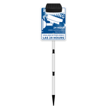 24 HOUR VIDEO SURVEILLANCE PROTECTION Warning Sign Outdoor, Home Security Yard Signs With Stake, Under Surveillance For House