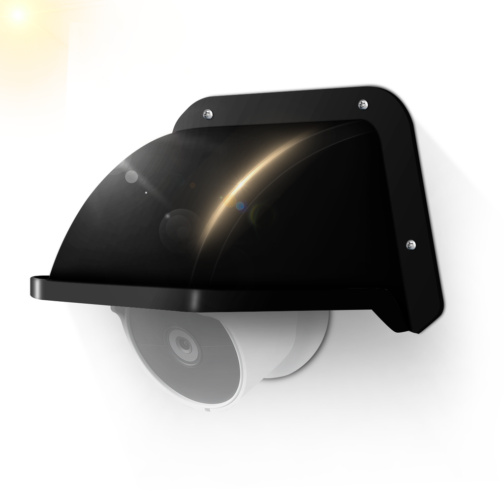 Camera Light Shield OHWOAI Universal Sun Rain Cover Shield, Backup Camera Rain Shield for