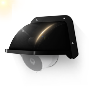 Refugio Universal para Cámaras, Protector de Lluvia para Cámara de Respaldo, Cubierta de Cámara de Vigilancia, Cubierta de Cámara de Seguridad Exterior, Protector Acolchado para Clima, Carcasa de Cámara de Seguridad, Cubierta Negra para Cámara