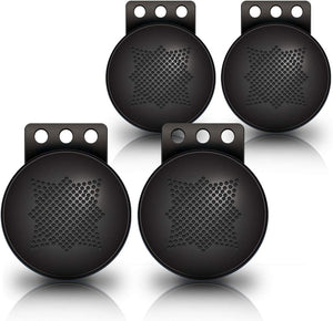 Altavoz de extensión de cámara de 4 W (paquete de 4) para el sistema de cámaras de OHWOAI con antenas dobles para uso en interiores y exteriores