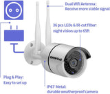 Cámara Seguridad WiFi 3.0MP OHWOAI,Amplía tu sistema OHWOAI con esta cámara HD. Uso interior/exterior, visión nocturna y resistente al clima. ¡Compatibilidad total con OHWOAI