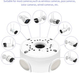 Load image into Gallery viewer, Universal Bullet Security Camera Junction Box Mount Bracket(8 Pack),Waterproof Junction Box for IP Camera Electric Enclosure, Indoor/Outdoor Wall Ceiling Mount Aluminum Hide Cable Junction Base Boxes
