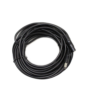 Cable de extensión de alimentación de 33 pies, cable de extensión de adaptador de corriente de enchufe de 12V CC para cámaras de seguridad CCTV, cámaras IP, NVR