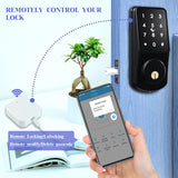 Smart Biometric Lock,Bluetooth Deadbolt,Keyless Entry Door Lock ,Smart Keypad Door Lock,Digital Door Lock,Unlock by APP, Passcode Codes