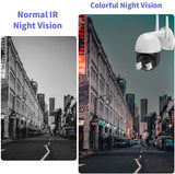 【2K 3.0mp&AI Human Detection】 PTZ Camera Outdoor,Wireless Security Dome IP Camera,Home Wi-Fi Pan Tilt CCTV Camera,Indoor Rotating Video Surveillance Camera,Night Vision,IP66 Waterproof,Two-Way Audio