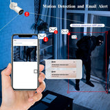 将图片加载到图库查看器，【2K 3.0MP·Audio】Wireless PTZ Security Camera,4X Optical Zoom,Outdoor Wireless Zoom/Tilt/Pan Wi-Fi IP Camera,Worked for OHWOAI Wireless Security Camera System,Auto Tracking,IP66 Waterproof,Night Vision