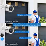 Load image into Gallery viewer, 【2K 3.0MP &amp; Dual Antenna Signal Enhancement】 All in One Monitor Wireless Security Camera System with 10&quot; HD Screen,4Pcs CCTV WiFi IP Cameras,Indoor/Outdoor Surveillance Cam,AI Human Detection