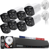 Load image into Gallery viewer, 4K POE Camera System,8pcs 8.0MP H.265+ 4K PoE Security Cameras Wired,Home Video Surveillance System,8MP/4K 8CH NVR,AI Human Detection,4TB HDD for 24-7 Recording,60 Days Storage,IP66 Waterpoof,Audio