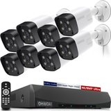 Load image into Gallery viewer, 4K POE Camera System,8pcs 8.0MP H.265+ 4K PoE Security Cameras Wired,Home Video Surveillance System,8MP/4K 8CH NVR,AI Human Detection,for 24-7 Recording,IP66