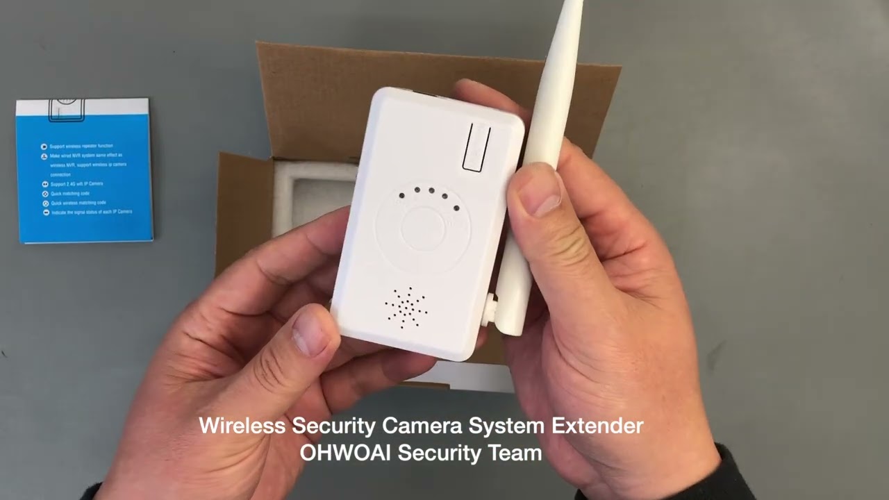Wireless Security Camera System Extender